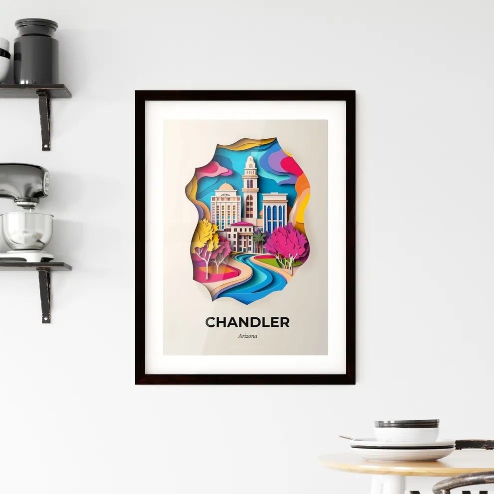 Vivid Chandler, Arizona, Framed Wall Art