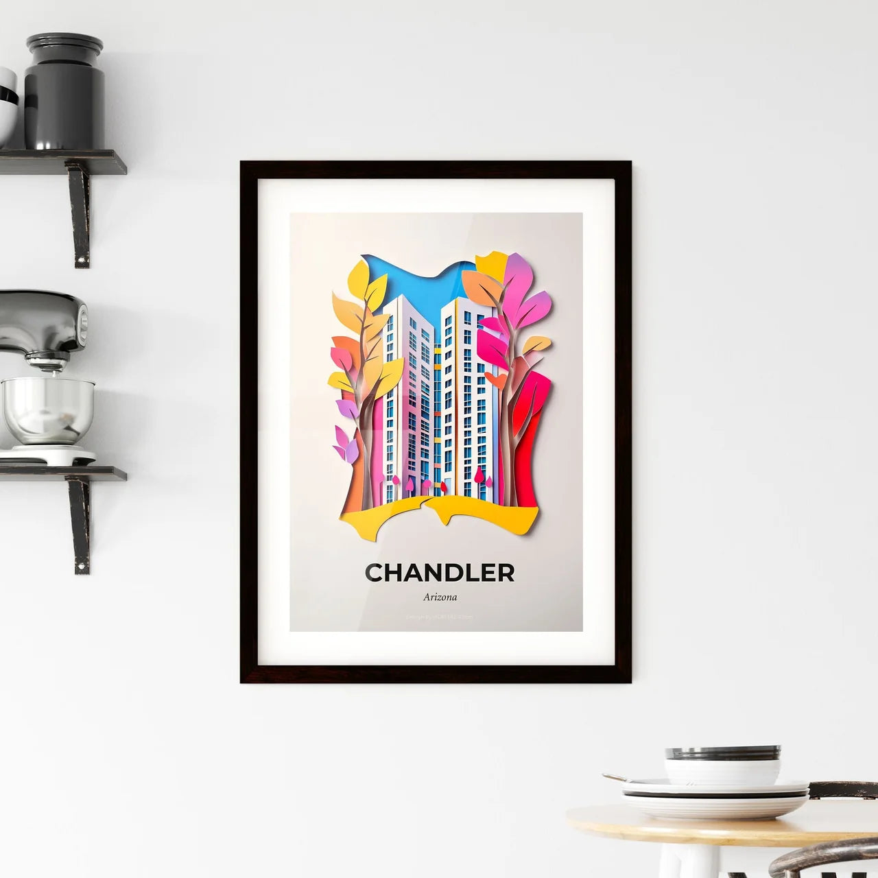 Vivid Chandler, Arizona, Framed Wall Art