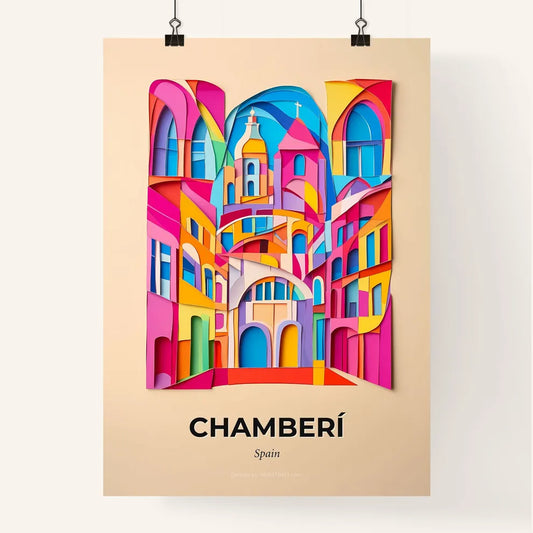 Vivid Chamberí, Spain, Colorful Poster