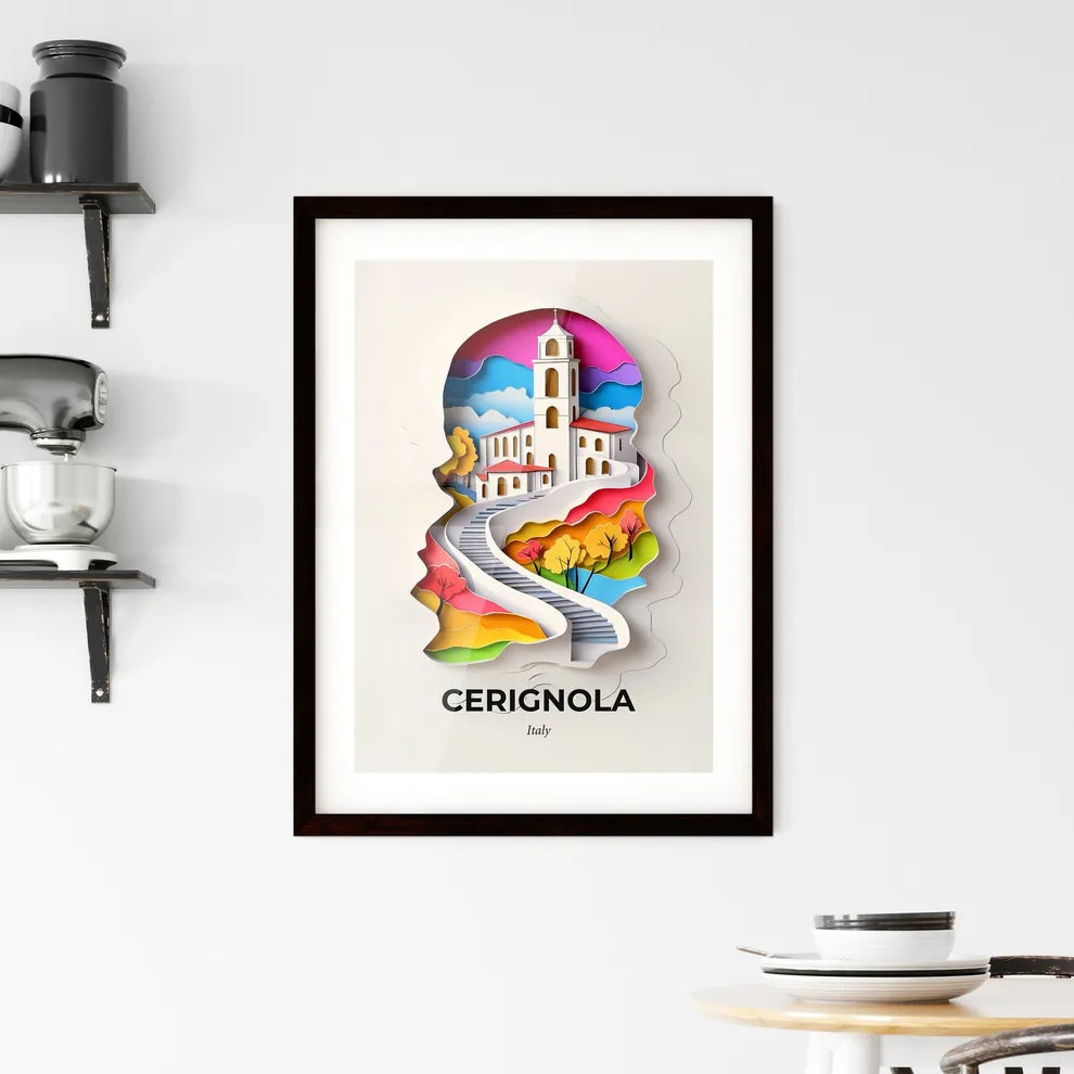 Vivid Cerignola, Italy, Framed Wall Art
