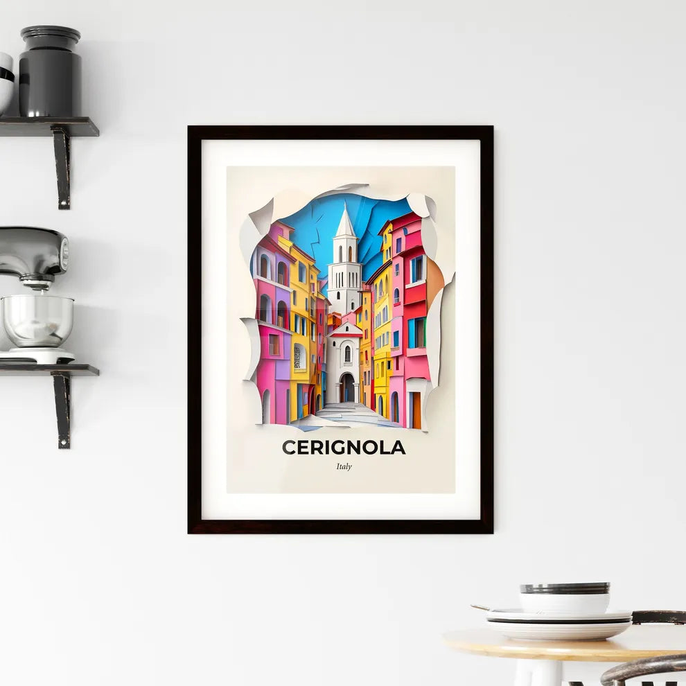 Vivid Cerignola, Italy, Framed Wall Art