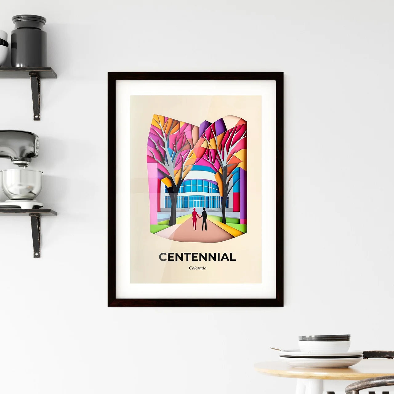 Vivid Centennial, Colorado, Framed Wall Art