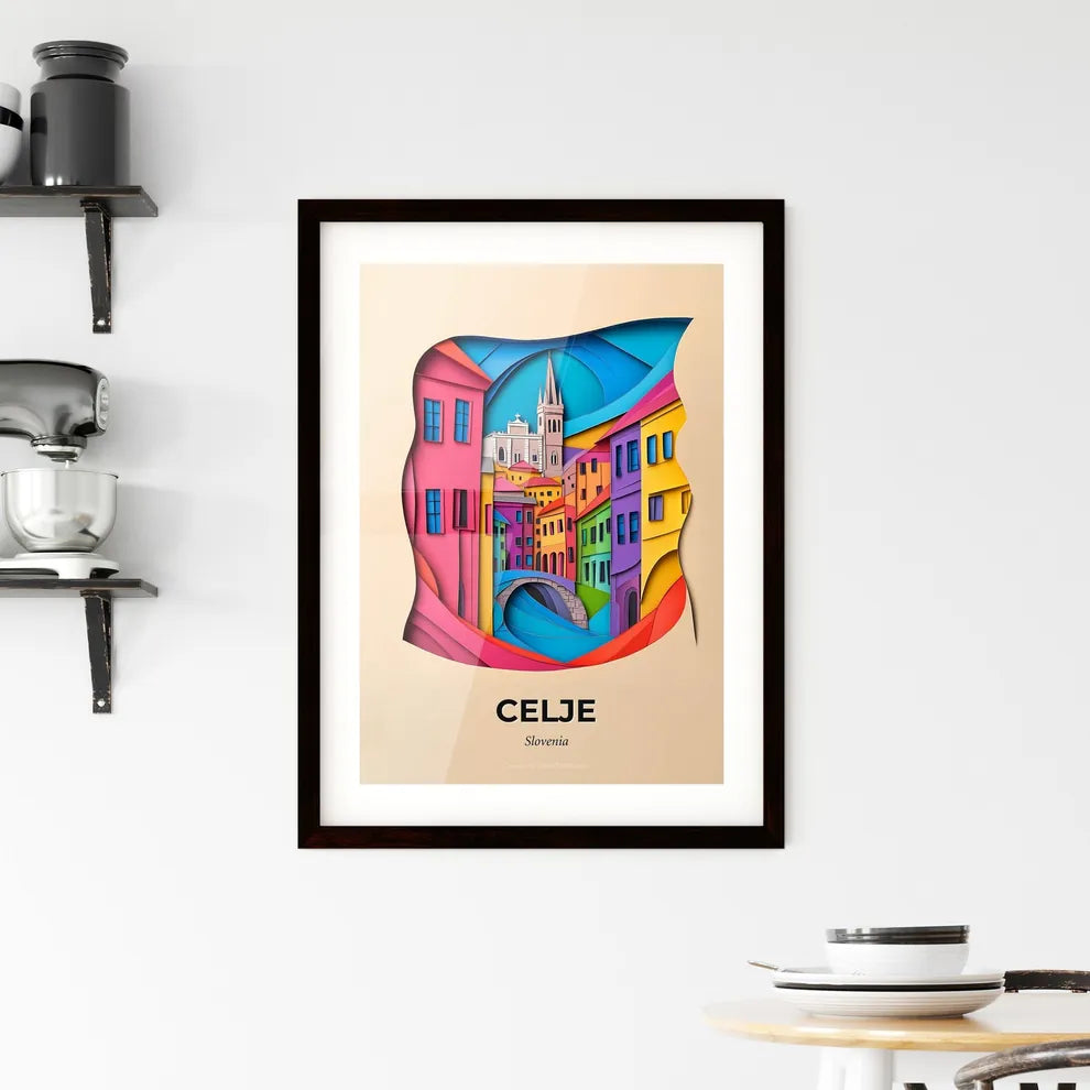 Vivid Celje, Slovenia, Framed Wall Art