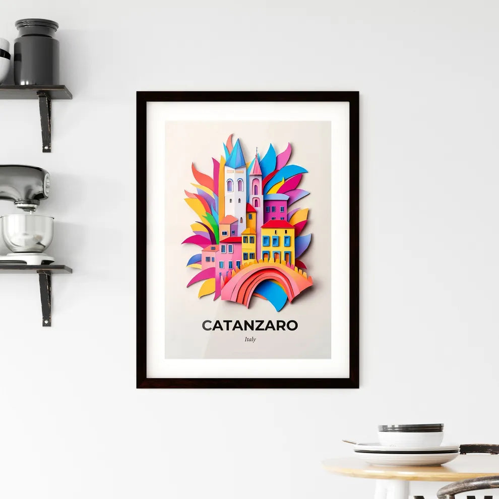 Vivid Catanzaro, Italy, Framed Wall Art
