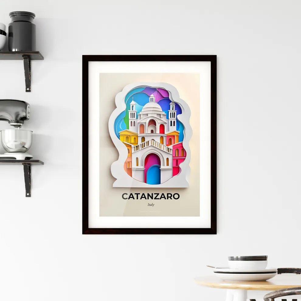 Vivid Catanzaro, Italy, Framed Wall Art