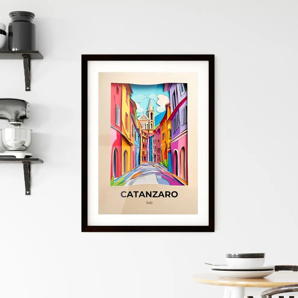 Vivid Catanzaro, Italy, Framed Wall Art