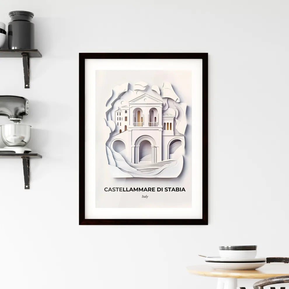 Vivid Castellammare di Stabia, Italy, Framed Wall Art