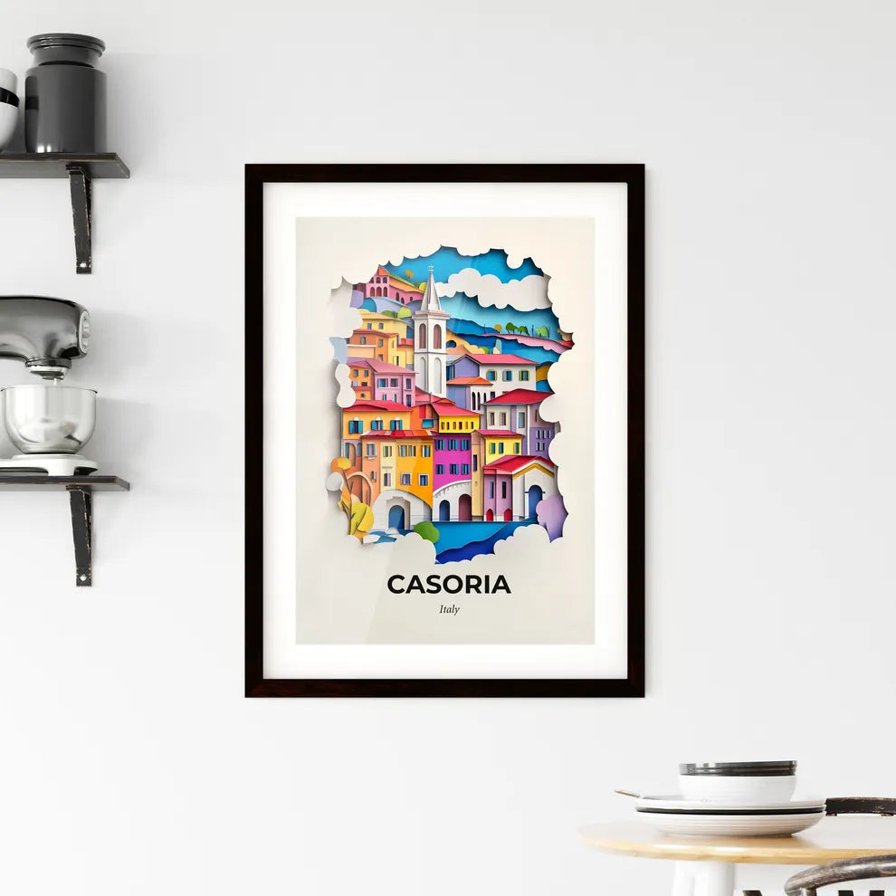 Vivid Casoria, Italy, Framed Wall Art