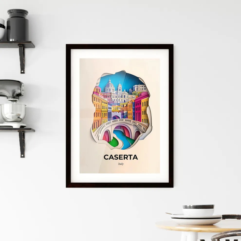 Vivid Caserta, Italy, Framed Wall Art