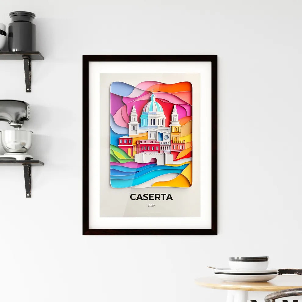 Vivid Caserta, Italy, Framed Wall Art