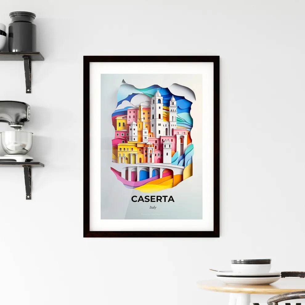 Vivid Caserta, Italy, Framed Wall Art