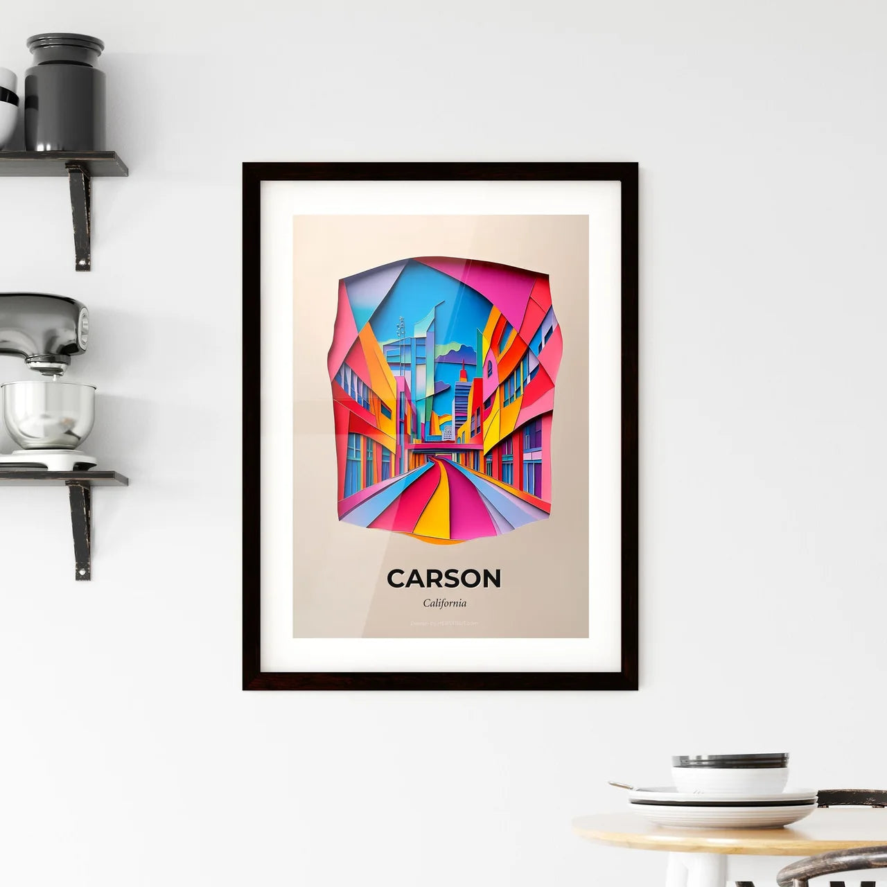 Vivid Carson, California, Framed Wall Art