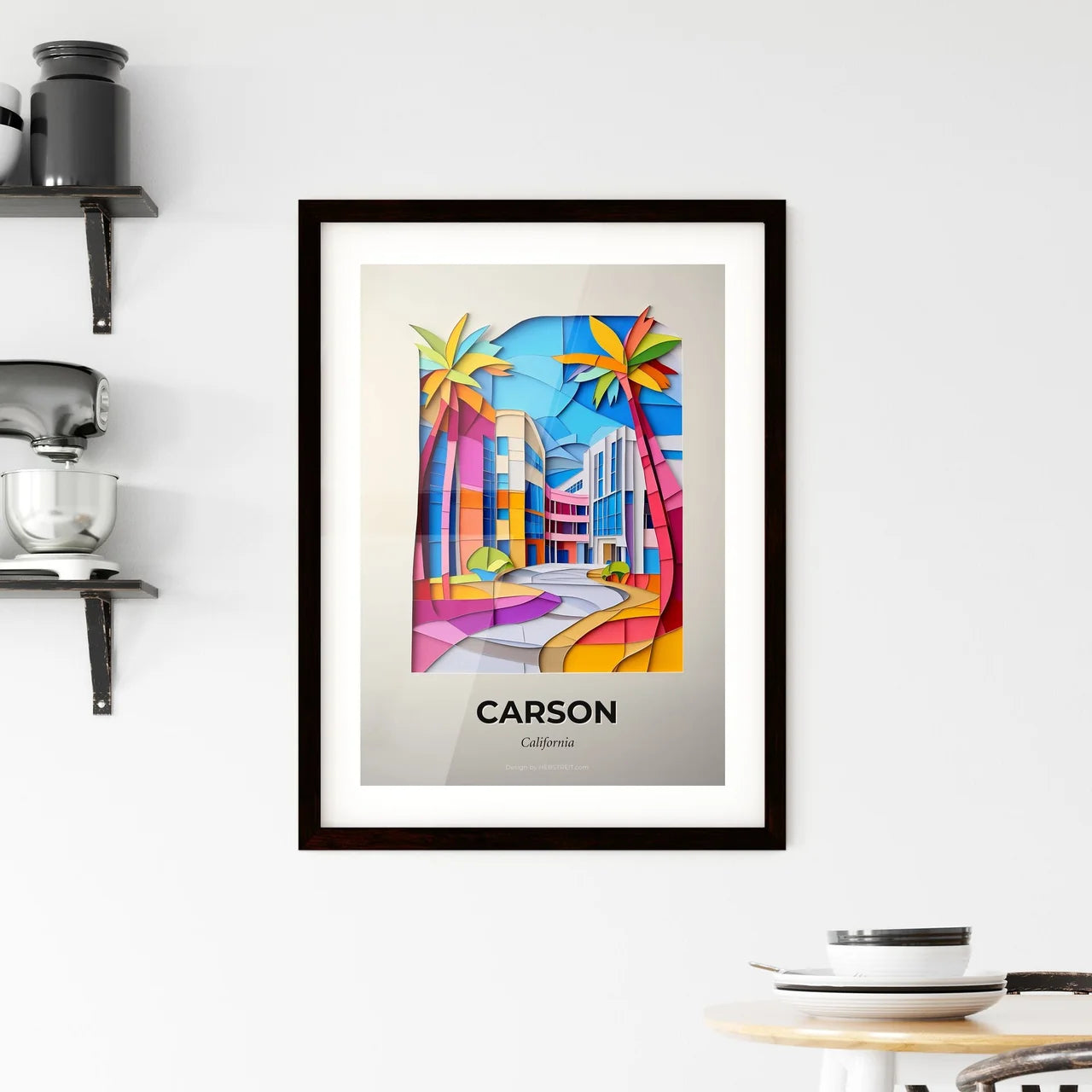 Vivid Carson, California, Framed Wall Art