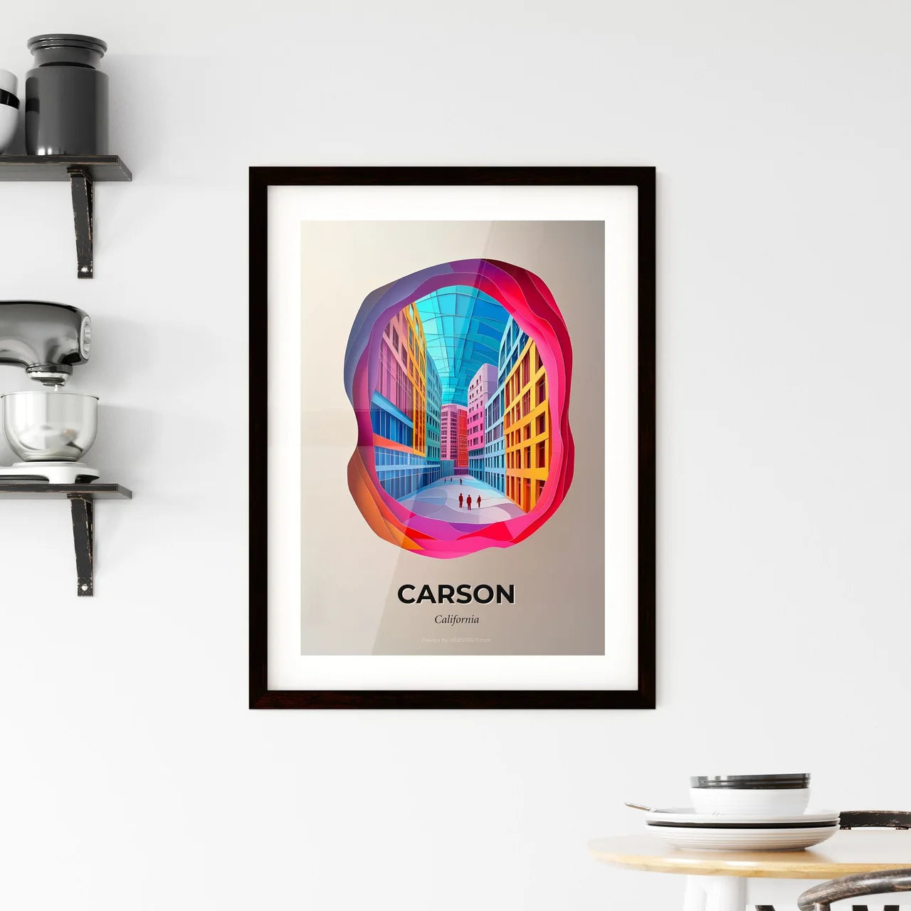 Vivid Carson, California, Framed Wall Art