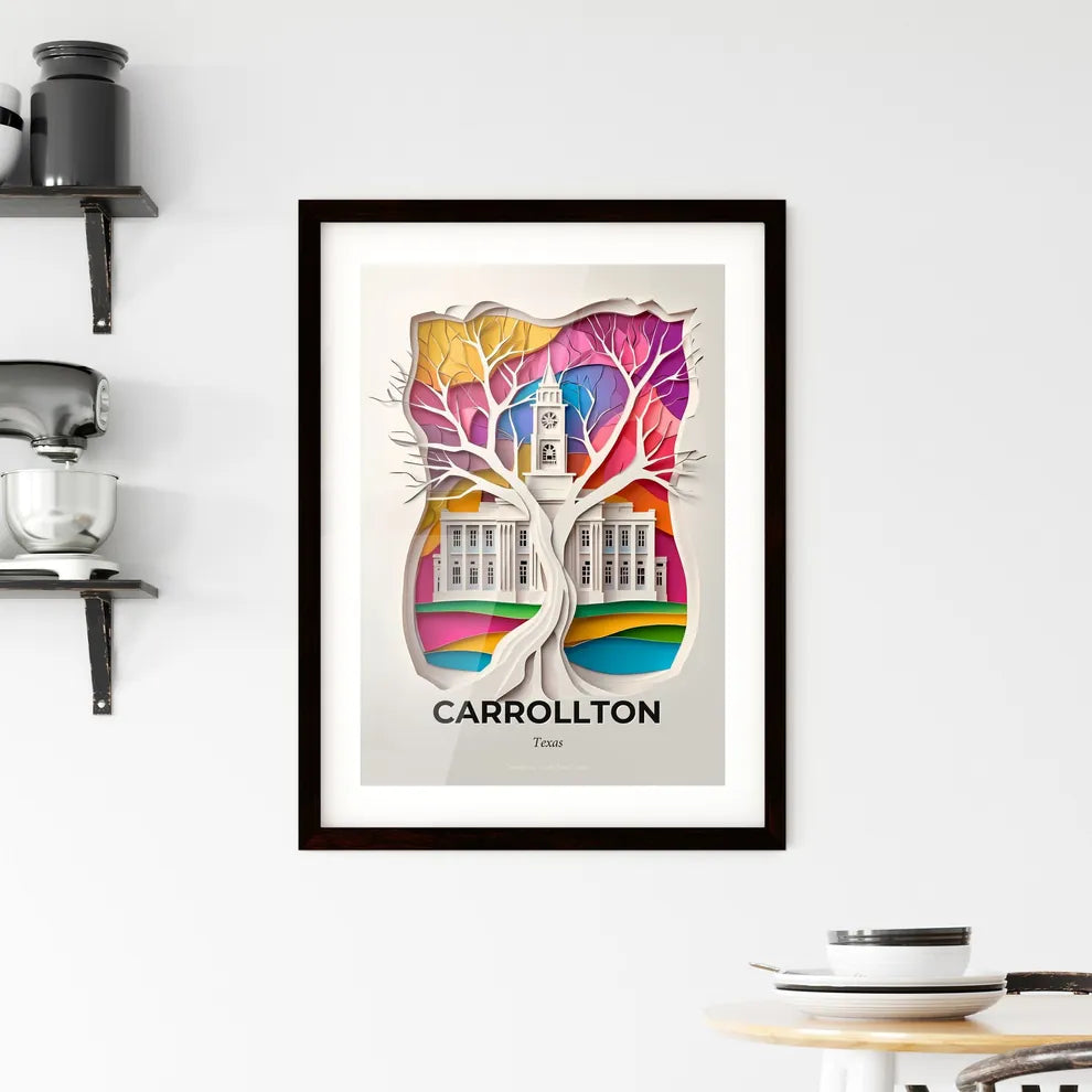 Vivid Carrollton, Texas, Framed Wall Art