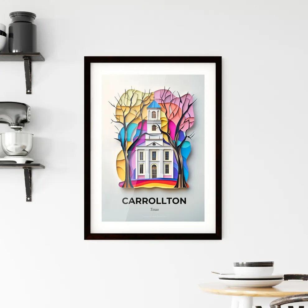 Vivid Carrollton, Texas, Framed Wall Art