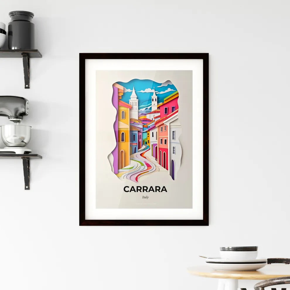Vivid Carrara, Italy, Framed Wall Art