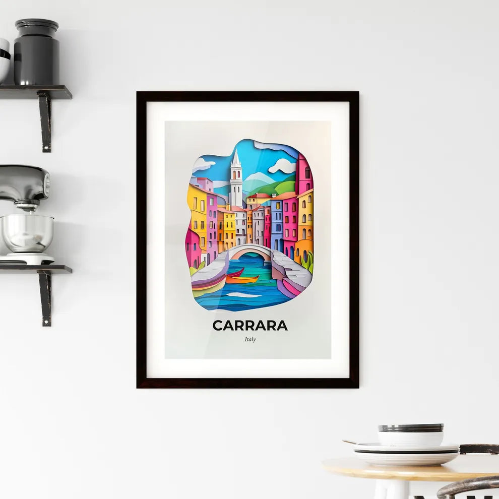 Vivid Carrara, Italy, Framed Wall Art