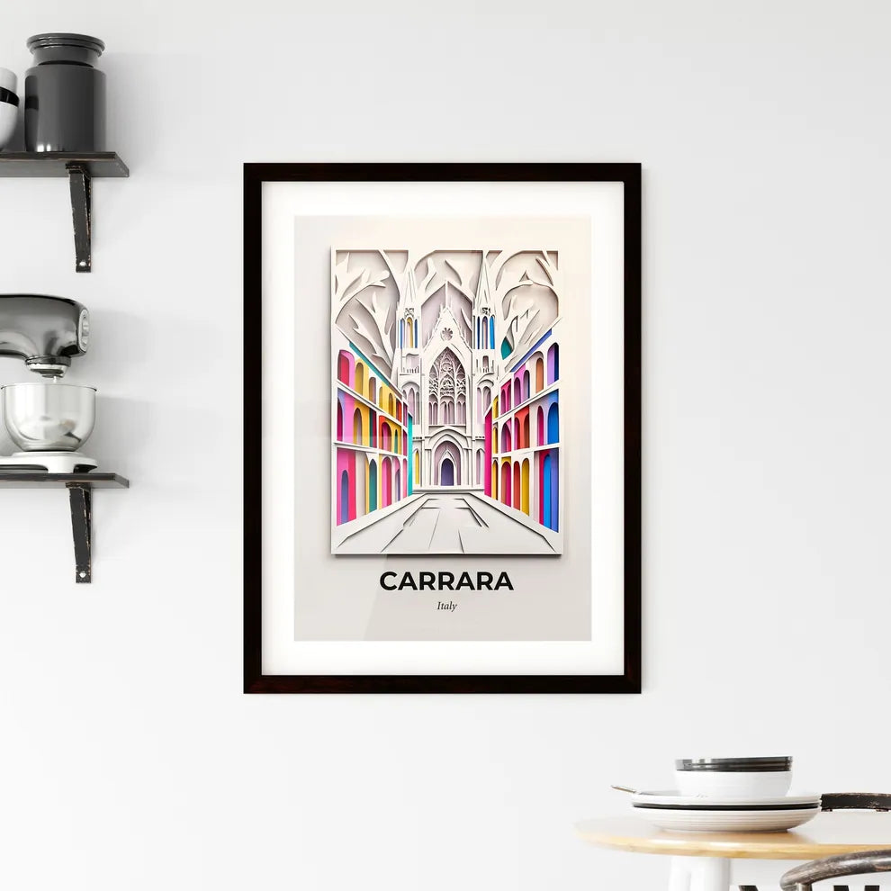 Vivid Carrara, Italy, Framed Wall Art