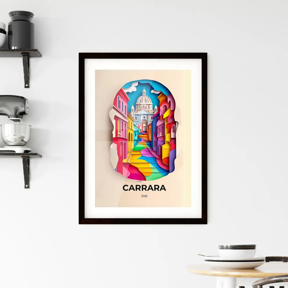 Vivid Carrara, Italy, Framed Wall Art