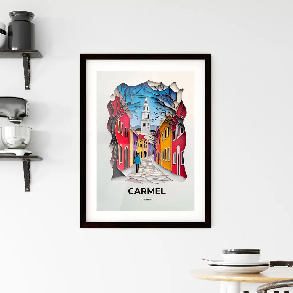 Vivid Carmel, Indiana, Framed Wall Art