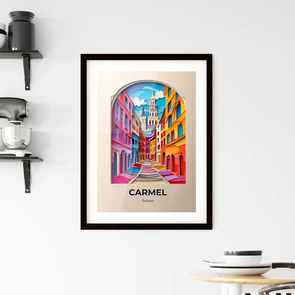 Vivid Carmel, Indiana, Framed Wall Art