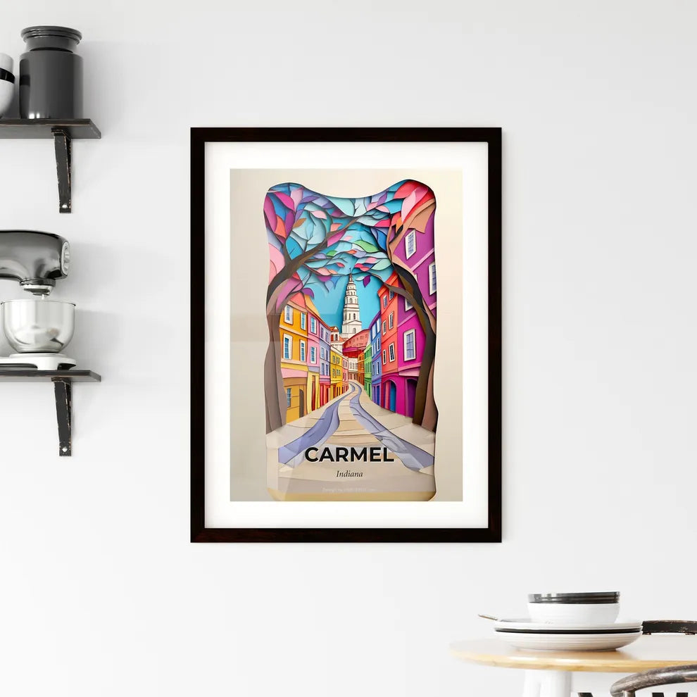 Vivid Carmel, Indiana, Framed Wall Art