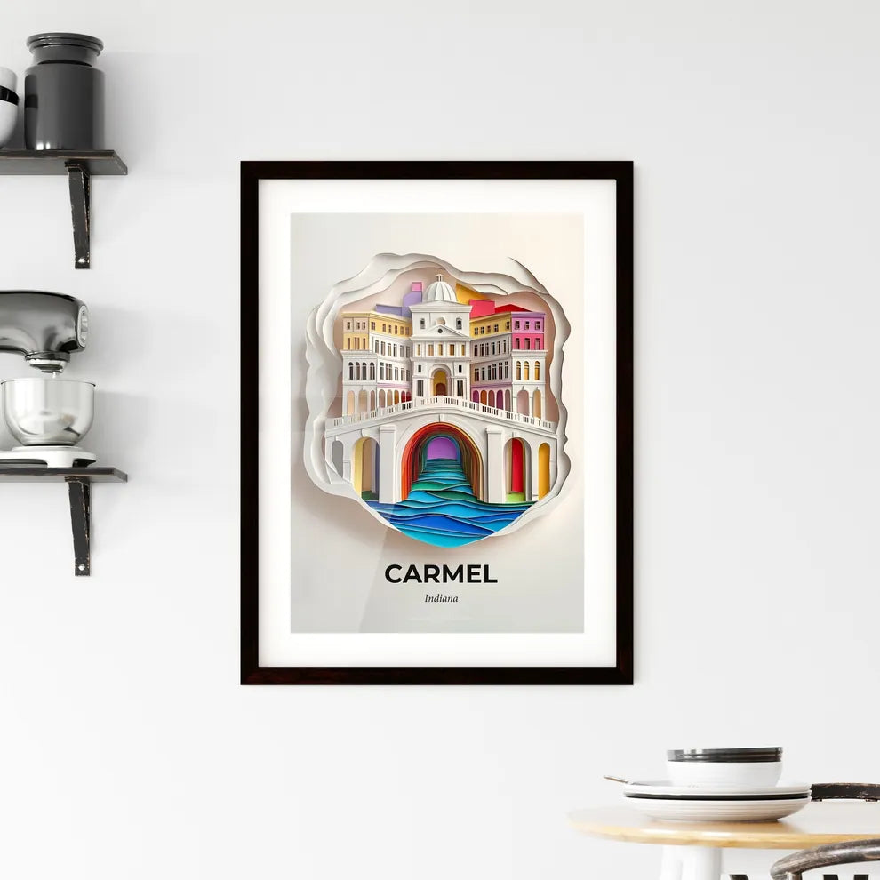 Vivid Carmel, Indiana, Framed Wall Art