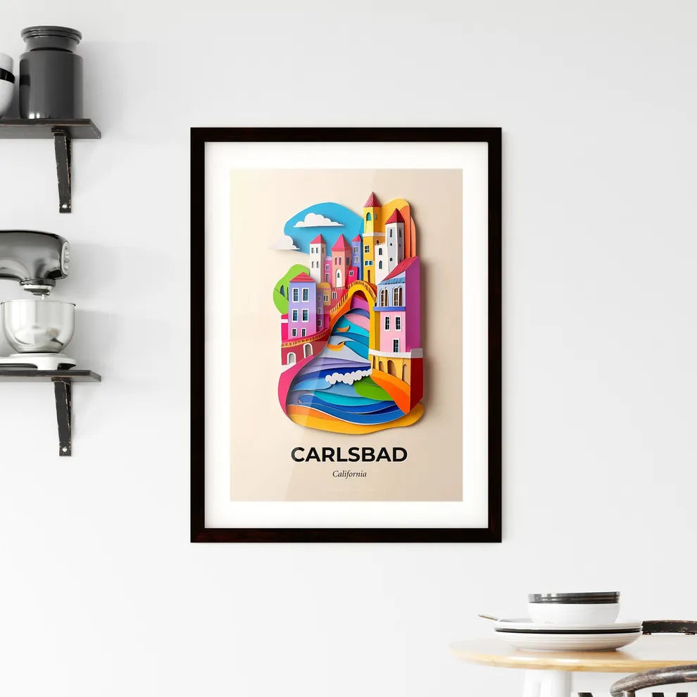 Vivid Carlsbad, California, Framed Wall Art