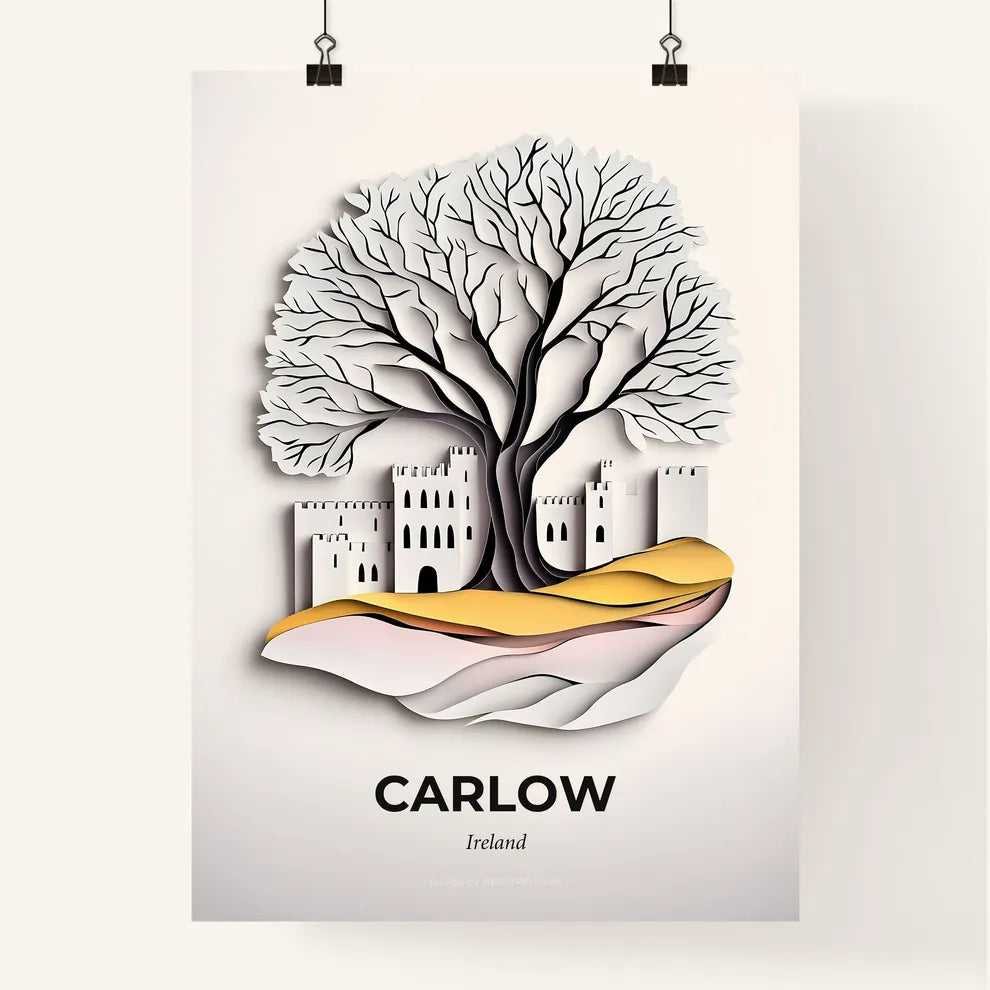 Vivid Carlow, Ireland, Colorful Poster
