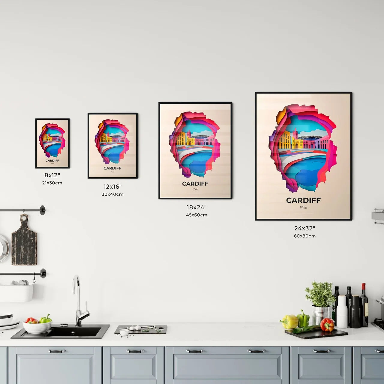 Vivid Cardiff, Wales, Kitchen Art