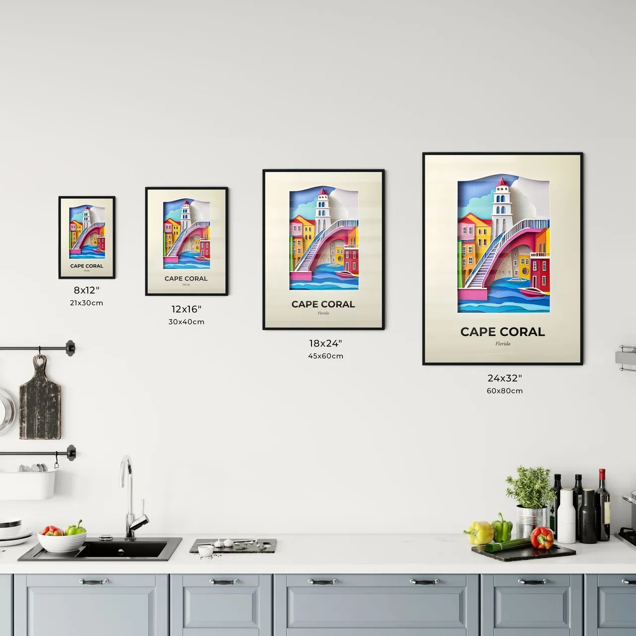 Vivid Cape Coral, Florida, Kitchen Art