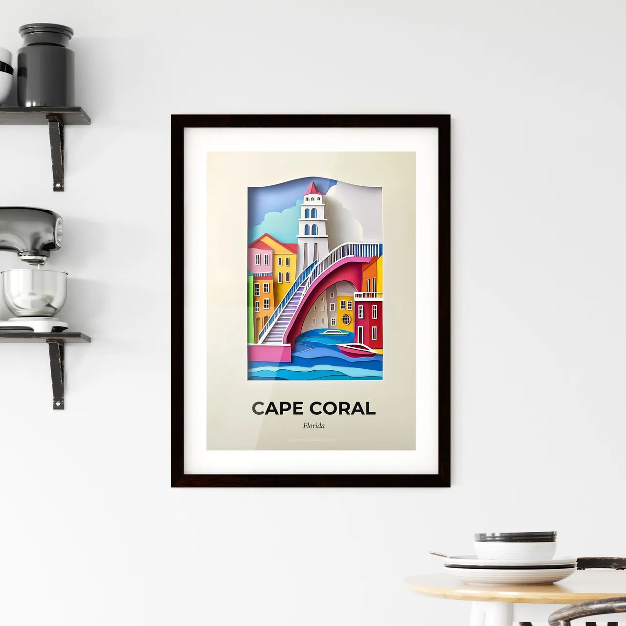 Vivid Cape Coral, Florida, Framed Wall Art