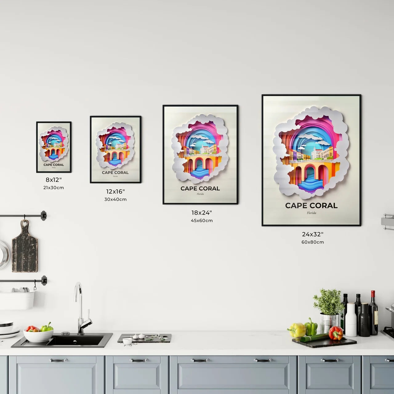 Vivid Cape Coral, Florida, Kitchen Art