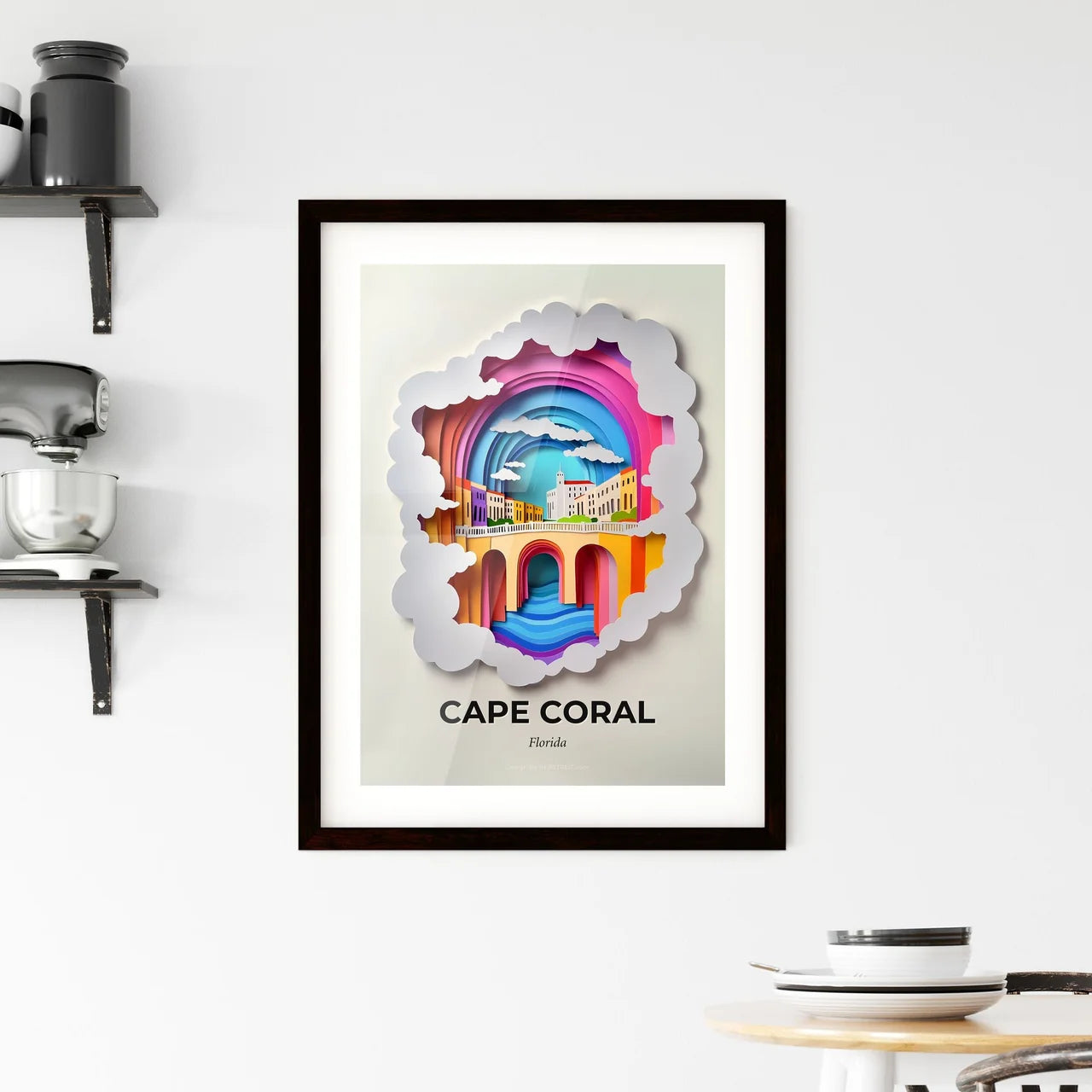 Vivid Cape Coral, Florida, Framed Wall Art