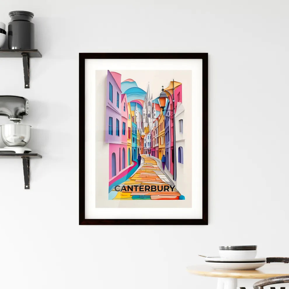 Vivid Canterbury, England, Framed Wall Art