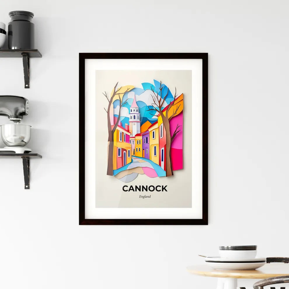 Vivid Cannock, England, Framed Wall Art