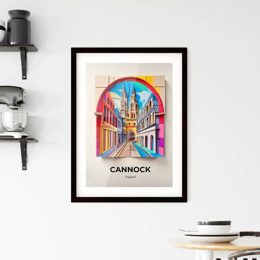 Vivid Cannock, England, Framed Wall Art