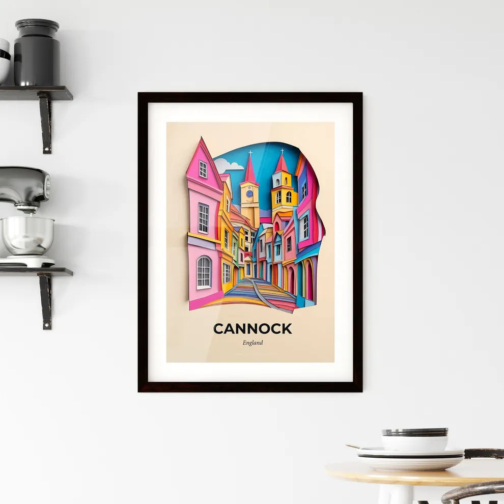 Vivid Cannock, England, Framed Wall Art