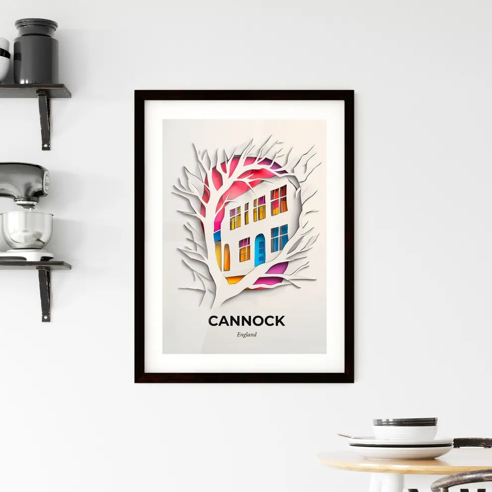 Vivid Cannock, England, Framed Wall Art