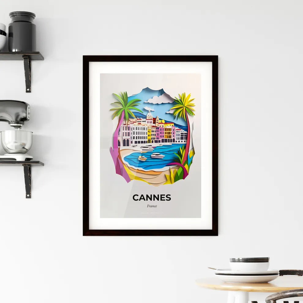 Vivid Cannes, France, Framed Wall Art