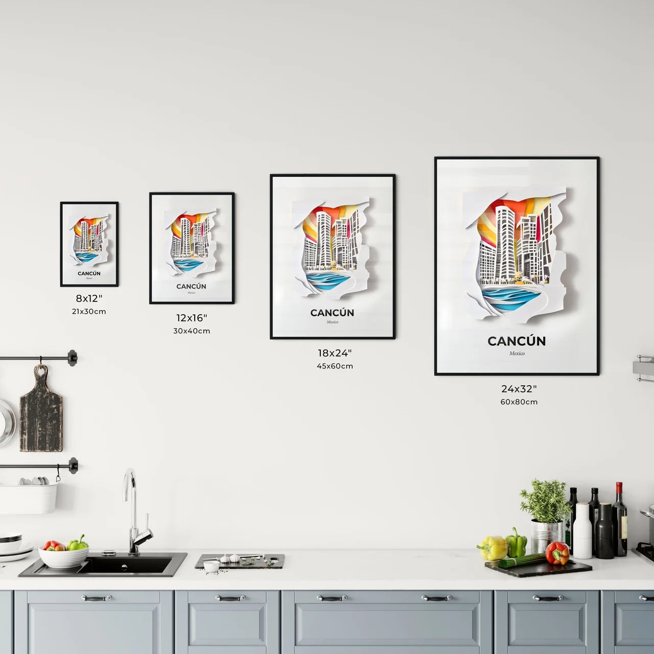 Vivid Cancún, Mexico, Kitchen Art