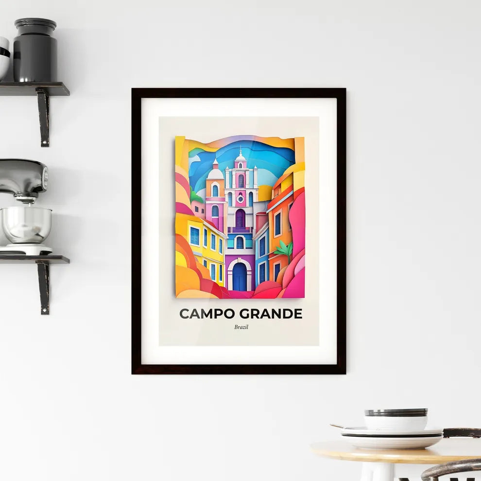 Vivid Campo Grande, Brazil, Framed Wall Art
