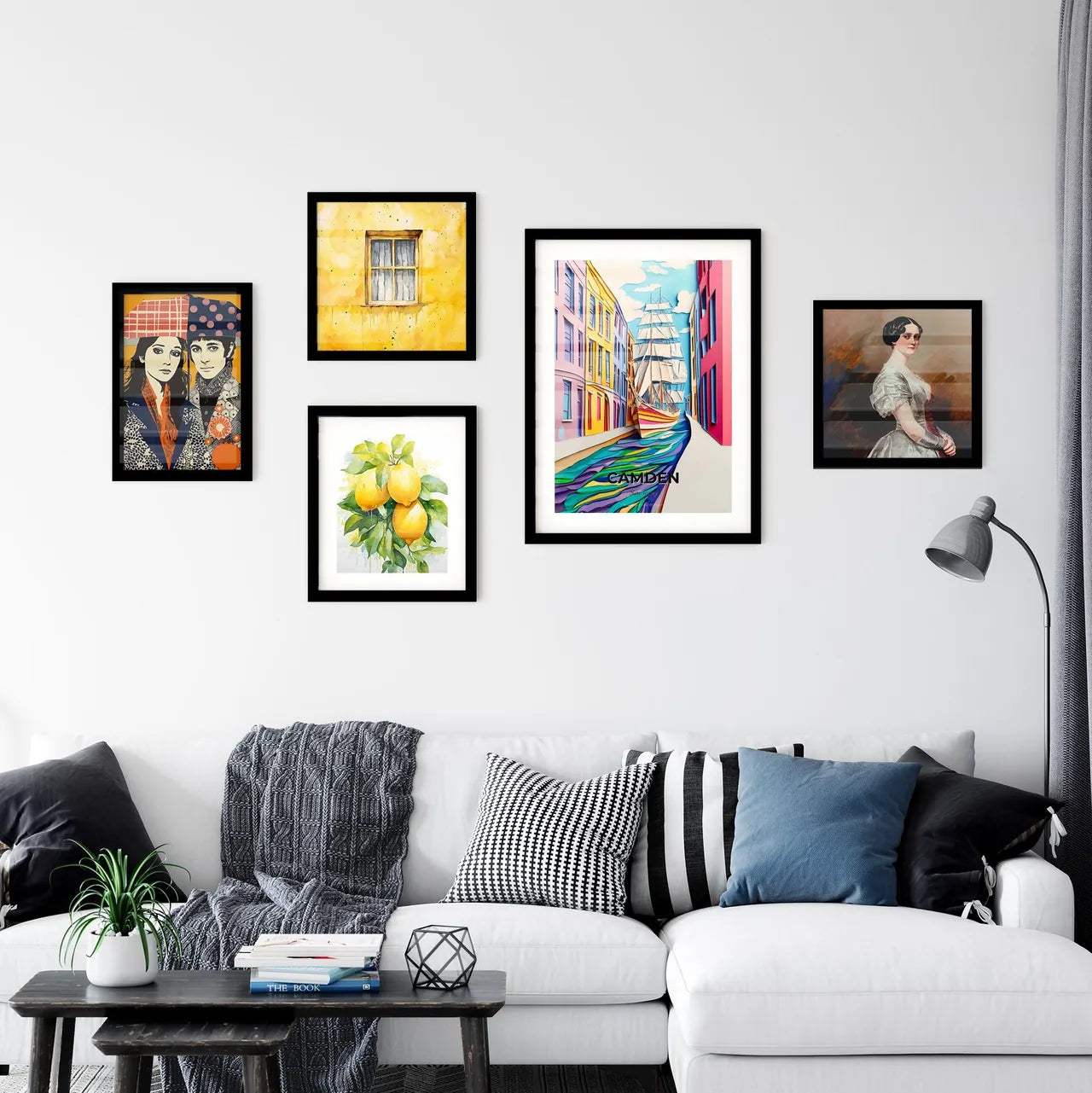 Vivid Camden, New Jersey, Premium Framed Prints