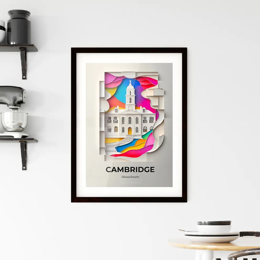 Vivid Cambridge, Massachusetts, Framed Wall Art