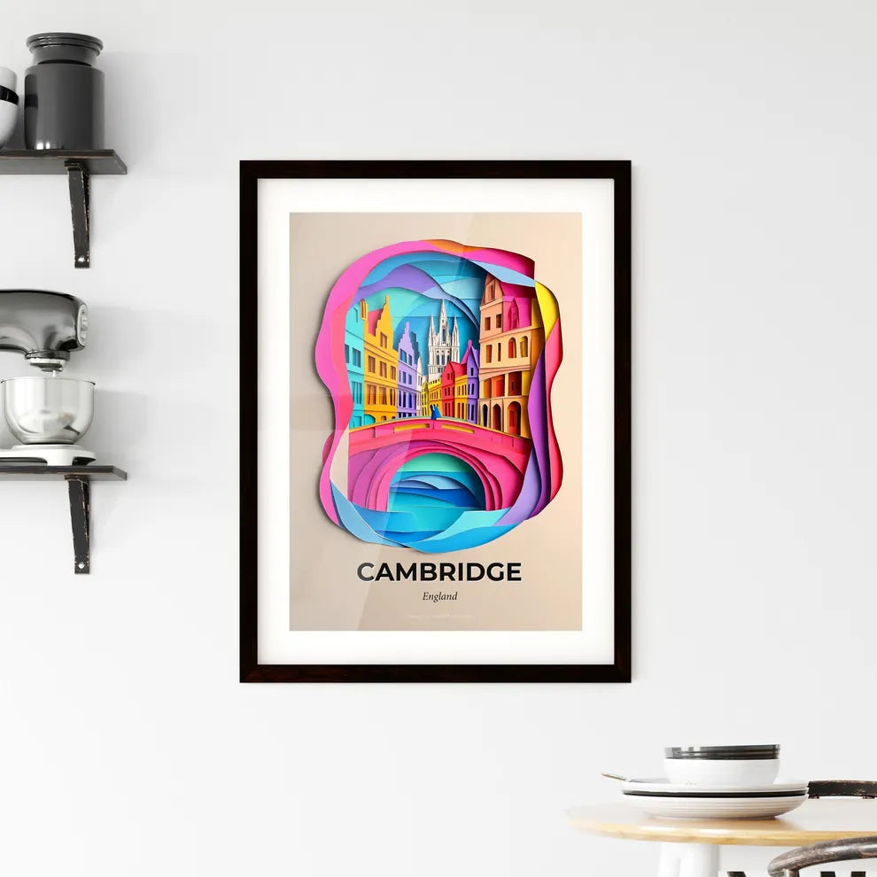 Vivid Cambridge, England, Framed Wall Art