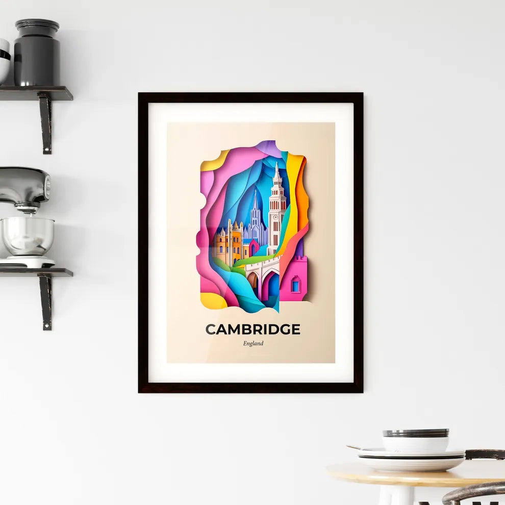 Vivid Cambridge, England, Framed Wall Art