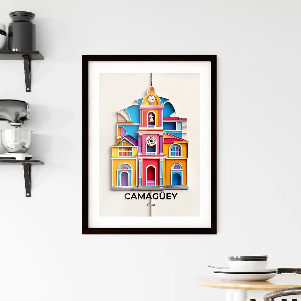Vivid Camagüey, Cuba, Framed Wall Art