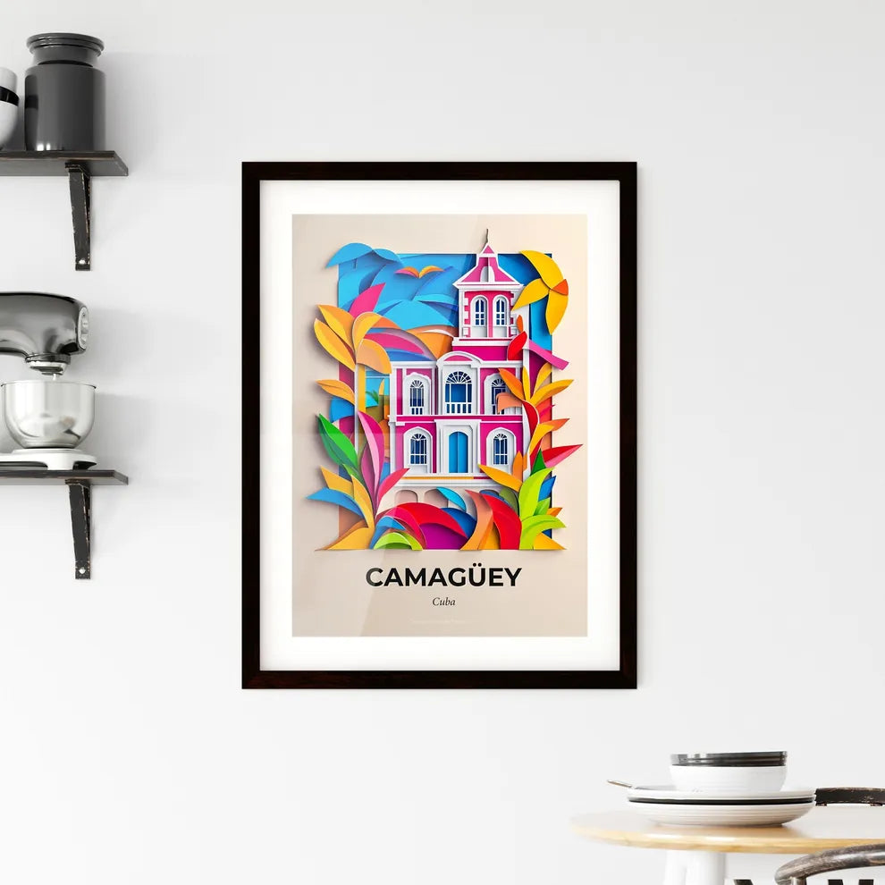 Vivid Camagüey, Cuba, Framed Wall Art