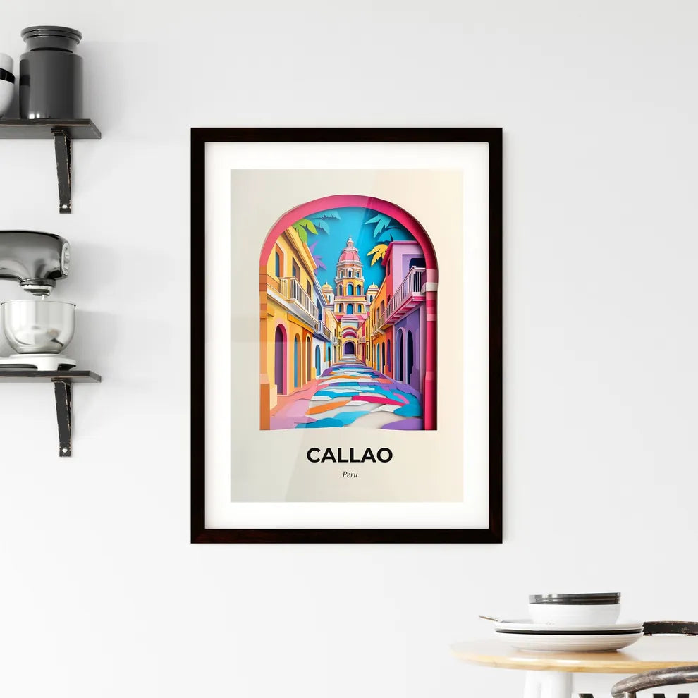 Vivid Callao, Peru, Framed Wall Art